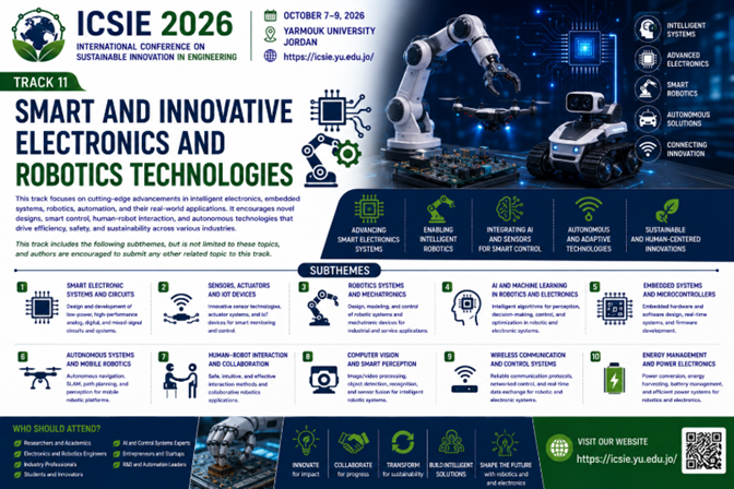 Track 11: Smart and Innovative Electronics and Robotics Technologies